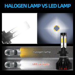 Toyota Land Cruiser 2009-2014 9005 HB3 H11 LED Car Headlights Bulbs CSP Chips 60000LM 6000K Auto Fog Lights