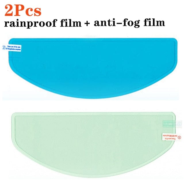 Universal Motorcycle Helmet Anti-fog Film and Rainproof Film Durable Nano Coating Sticker Film Helmet Accessories