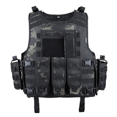 MGFLASHFORCE Molle Airsoft Vest Tactical Vest Plate Carrier Swat Fishing Hunting Paintball Vest Military Army Armor Police Vest