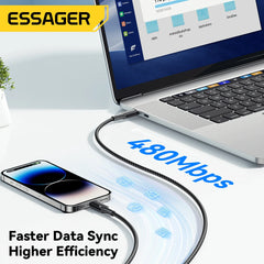 Iphone USB C Cable For iPhone 14 13 12 11 Pro Max Xs 8 Plus iPad Macbook Wire 29W PD Fast Charging Type C To Lighting Data Cord