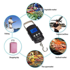 50kg/10g Mini Scale Electronic For Fishing Luggage Travel Weighting Steelyard Portable Digital Kitchen Scales