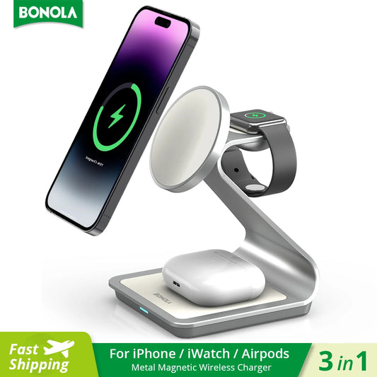 Wireless Charger for iPhone 15/13/14 Pro Max/12 30W Wireless Charging Station