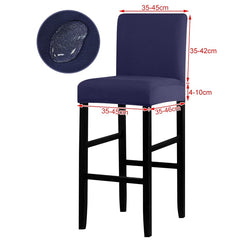 3 Sizes Waterproof Fabric Chair Cover Stretch Seat Chair Covers For Hotel Party Banquet Wedding Bar Chair Slipcovers Home Decor