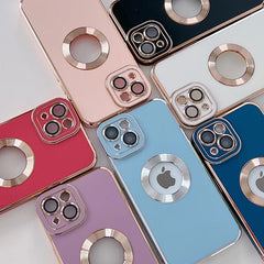 iPhone Case Luxury Plating Shockproof Silicone Cover Phone Accessories