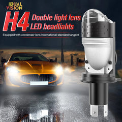 Projector H4 Lens LED Car Headlight Bulbs 30000LM 300W CANBUS Turbo Auto Bulb H4 High Low Light Fog lamp bulb12V 24V