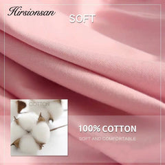 Hirsionsan Summer Cotton Sets Women Casual Two Pieces Short Sleeve T Shirts and High Waist Short Pants Solid Outfits Tracksuit