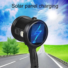 XHP90 High Power Portable Led Flashlight COB Searchlight Spotlights Solar Panel USB Charging Torch with 9000mAh Lithium Battery