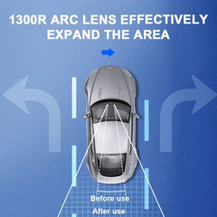 Car Rear View Mirrors Interior Baby Mirrors Wide Angle Convex Rearview Mirror Anti Glare Large Vision Auxiliary Monitor