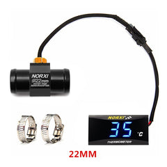 Motorcycle KOSO Water Temperature Mini Meter For XMAX250 300 NMAX CB 400 CB500X Sensor thermomete Temp gauges Scooter Racing