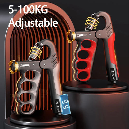 Grip Strength 5-100kg  Gym Wrist Expander Hand Strengthener Adjustable Muscle Recovery Fitness Hand Strength Exercise