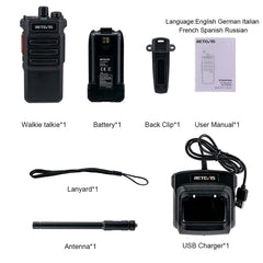 10W Retevis Walkie Talkie Long Range RT86 Walkie-talkies 1/ 2 pcs Two-way radio Powerful Portable Radio Communicator For Hunting