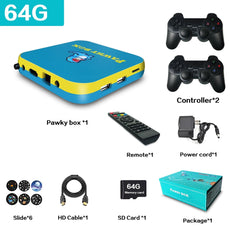 Pawky Box Game Console for PS1/DC/Naomi 50000+ Games Super Console WiFi Mini TV Kid Retro 4K Video Game Player