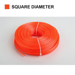 2.0/2.4/2.7/3.0mm Trimmer Line 70 meters Brushcutter Nylon Rope Tools  Wire Accessories Circle and Square 70m Cutting