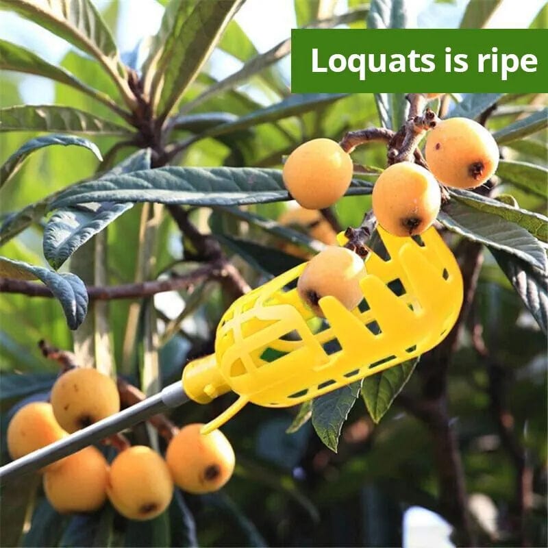 Telescopic Fruit Picker Basket Head Garden Tools Deep Convenient Fruit Catcher Apple Peach Picking