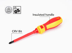 Electrician Screwdrivers Repair Tools Kit 13pcs 1000V Changeable Insulated  Set with Magnetic Slotted Phillips Pozidriv Torx Bits