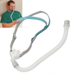 Nasal Pillow Mask CPAP Pad with Headgear Sleeping Auxiliary Accessories Including Headgear Frame Tube