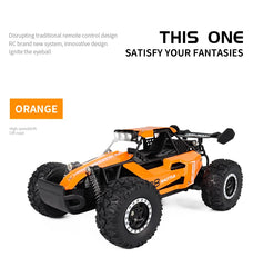 Model RC Car With LED Light 2WD Off-road Remote Control Climbing Vehicle Outdoor Cars Toy Gifts for Kids