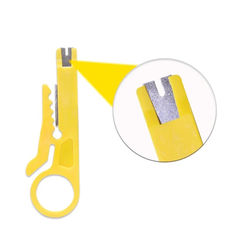 Wire Stripper Mini Pocket Portable Knife Crimper Pliers Crimping Tool Cable Stripping Wire Cutter Crimpatrice Tool Parts