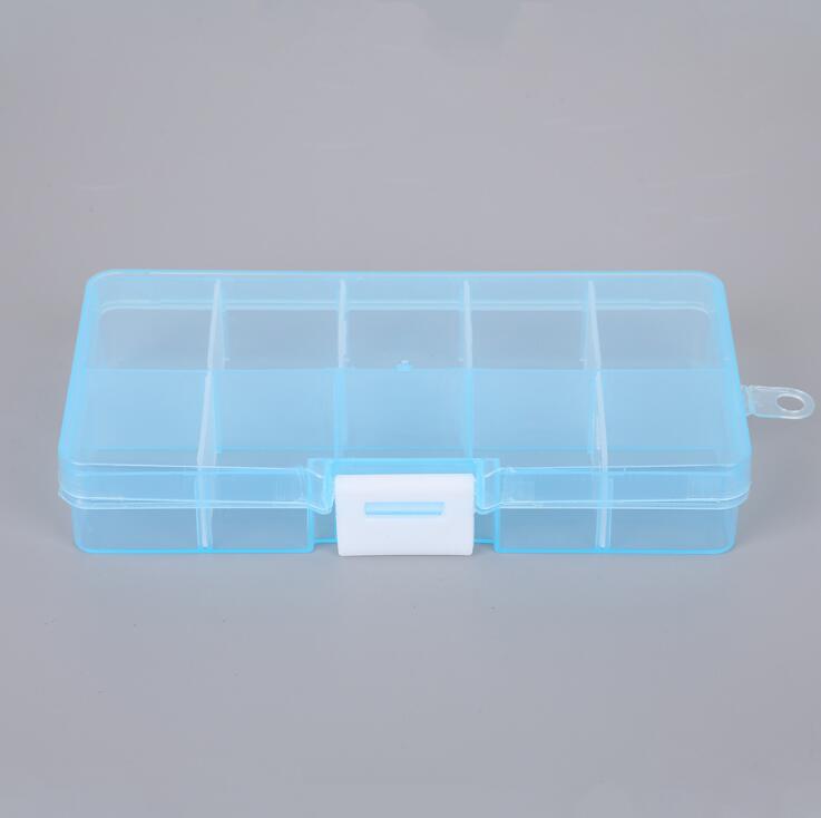 Plastic Jewelry Boxes Plastic Tool Box Adjustable Craft Organizer Storage Beads Bracelet Jewelry Boxes Packaging