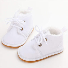 New Snow Baby Booties Shoes Baby Boy Girl Shoes Crib Shoes Winter Warm Cotton Anti-slip Sole Newborn Toddler First Walkers Shoes