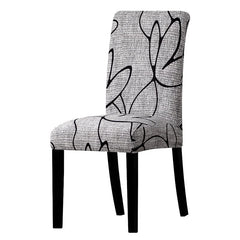 Printed Stretch Chair Cover Big Elastic Seat Chair Covers Office Chair Slipcovers Restaurant Banquet Hotel Home Decoration