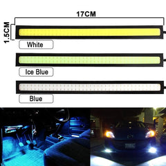 6 pieces Daytime Running Light Super Bright 17cm LED COB Fog  Waterproof 12V 6500K Car Light Auto Interior Styling Bar Lamp