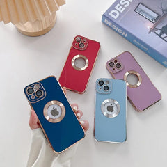 iPhone Case Luxury Plating Shockproof Silicone Cover Phone Accessories