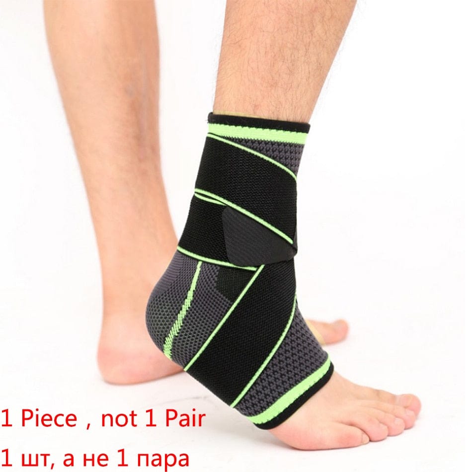 WorthWhile 1 PC Sports Ankle Brace Compression Strap Sleeves Support 3D Weave Elastic Bandage Foot Protective Gear Gym Fitness