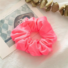 Korean Women Scrunchie Hearwear Girls Hair Tie Lady Scrunchies Ponytail Hair Female Holder Rope Pineapple Print Hair Accessories