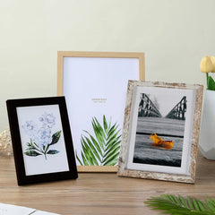 Wooden Photo Frame For Wall Hanging 10X15 15X20 20X25cm A4 Wood Picture Frame Stand For Pictures