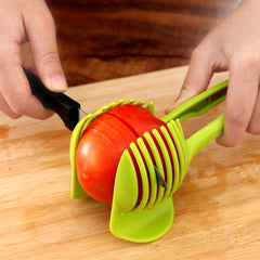 Tomato Cutting tool Steel Kitchen Handheld Orange Lemon Slicer  Clip Fruit Slicer Onion Slicer KitchenItem Cutter Accessorie