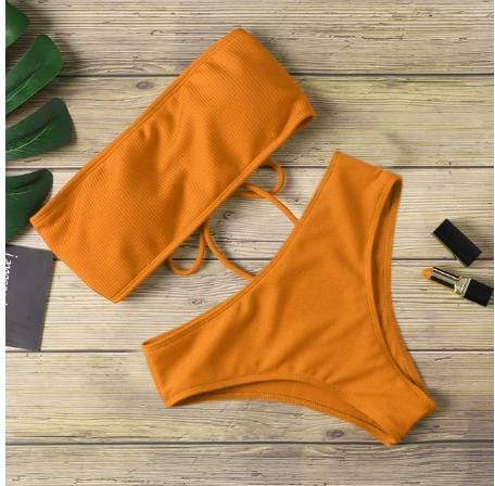 Summer Sexy Women Swimwear Bikini Set Bra Tie Side G-String Thong Beach Triangle Suit Swimsuit Bathing Suit Swimming Suit