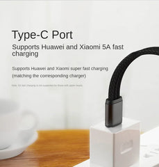 All Phones USB Charge Cable 3 Type-C 3 Micro USB Spliter Cord Fast Charging 5A For Mobile Phone Power Bank Charging Together 1.2m