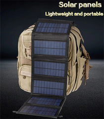 6-fold 100W Foldable solar panel portable solar panels charger USB 5V DC Full time power solar panel mobile power supply