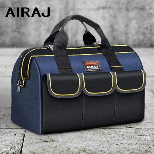 Tool Bag AIRAJ Multifunctional ToolOxford Cloth Electrical Bag Waterproof and Wear-Resistant Large Capacity Storage Bag