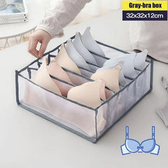 Jeans Compartment Storage Box Closet Clothes Drawer Mesh Separation Box Stacking Pants Drawer Divider Can Washed Home Organizer - Wowza