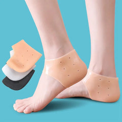 Silicone Heel Protector Protective Sleeve Heel Spur Pads For Relief Plantar Fasciitis Heel Pain Reduce Pressure On Heel 1 Pair