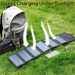 6-fold 100W Foldable solar panel portable solar panels charger USB 5V DC Full time power solar panel mobile power supply