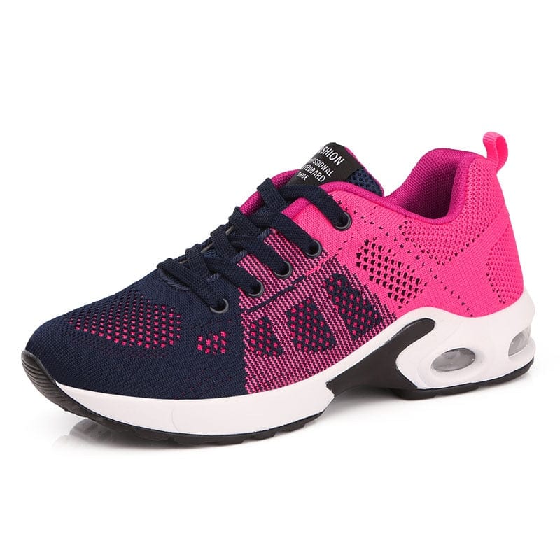 Fashion Lace Up Women Running Shoes Lightweight Sneakers Breathable Outdoor Sports Fitness Shoes Comfort Air Cushion