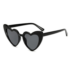 RBRARE Love Heart Sunglasses Women Big Frame Personality Sunglass Fashion Cute Sexy Retro Cat Eye Vintage SunGlasses Pink Female