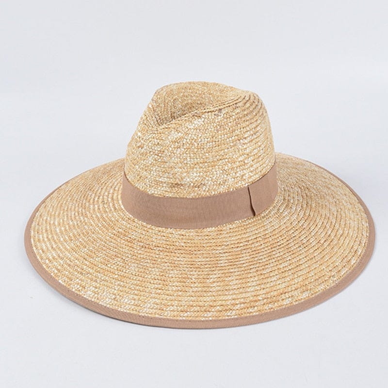 New Belt Strap Straw Sun Hat For Women Fashion Vacation Beach UV Hats WideBrim Panama Hats Outdoor