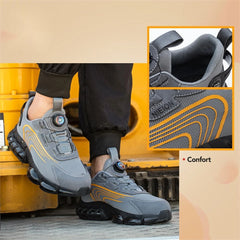 Work Sneakers Protective Shoes Safety Industrial Puncture-Proof Anti-smash Steel Toe Shoes