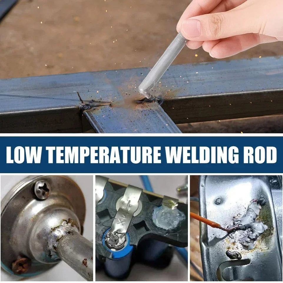 Soldering Welding Rods Low Temperature Aluminium Easy Melt Aluminium Welding Rods for Stainless Steel Copper Iron No Need Solder