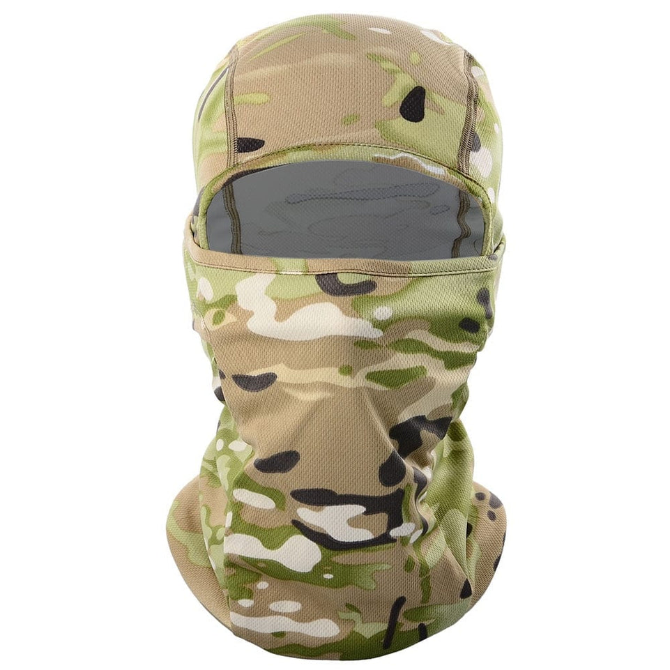 Multicam Camouflage Balaclava Full Face Scarf Mask Hiking Cycling Hunting Army Bike Military Head Cover Tactical Airsoft Cap Men