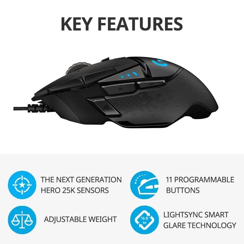 Logitech G502hero Master Wired Gaming Mouse 502 Esports Macro CS Programming Peripheral