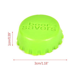 Reusable Silicone Bottle Cap Sealed Beer Cap Vinegar Soy Sauce Bottle Soda Cola Cap Wine Protective Stopper Beer Bottle Cap