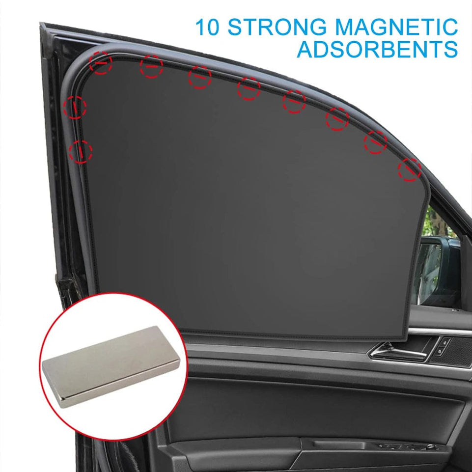 Magnetic Car Sunshade UV Protection Curtains Sun Shield Cover Double Sides Auto Window Sun shade Protector Cover