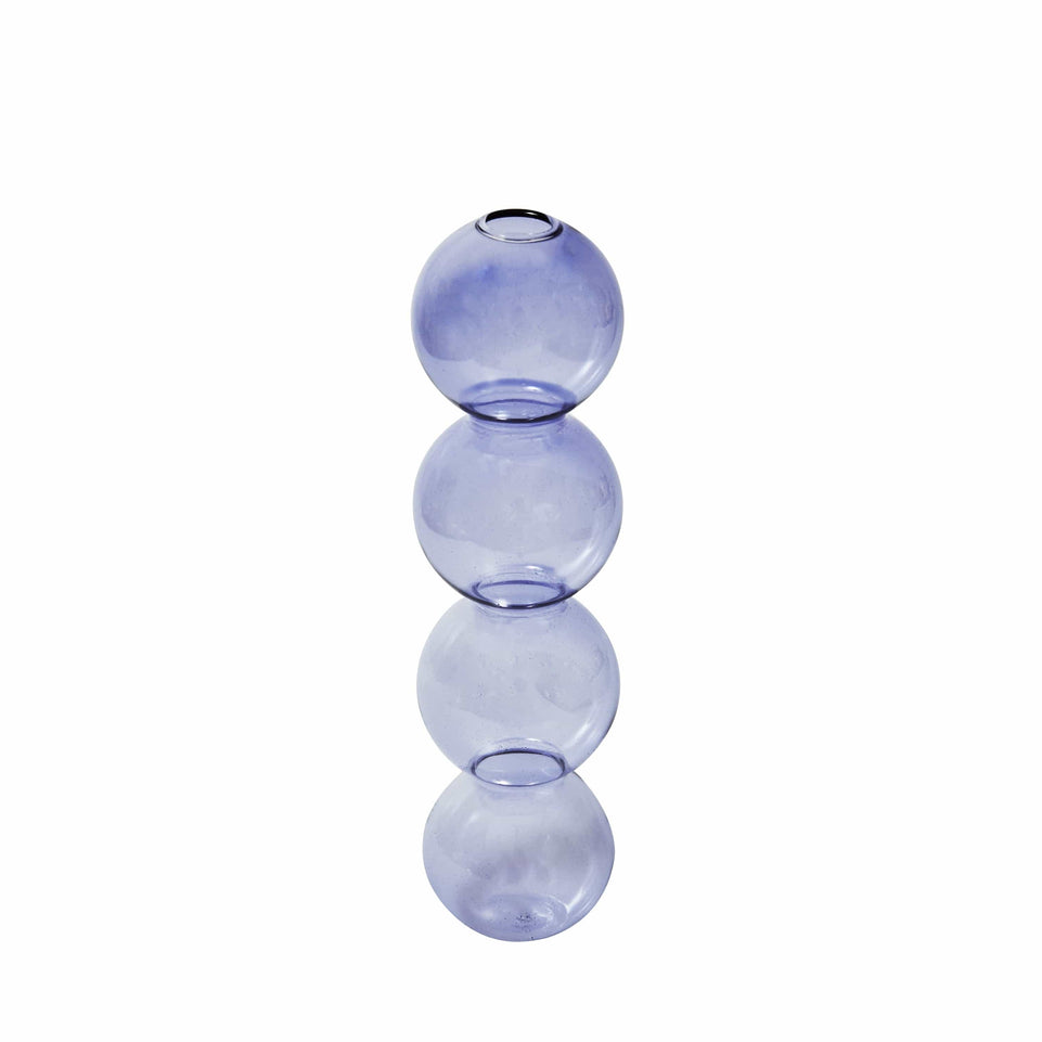 Floriddle Lilac Candle Holders Glass Candlestick holder for Wedding Table Centerpieces Nordic Vase Home Decoration Gift