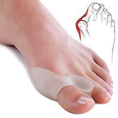 2Pcs=1Pair Toe Separator Hallux Valgus Bunion Corrector Orthotics Feet Bone Thumb Adjuster Correction Pedicure Sock Straightener