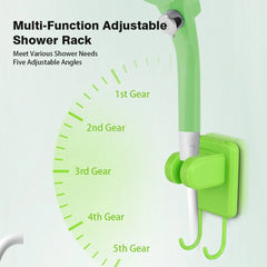 Camping Shower Pump RV Outdoor Shower Kit Camp Shower w/Full Screen Intelligent Digital Display Adjustable 6000mAh Shower Kit